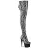 Pleaser - ADORE3008SPBT Cuissardes à plateforme - Gris/Noir Product image